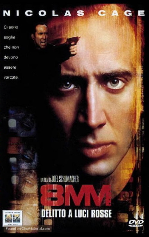 8mm - Italian DVD movie cover