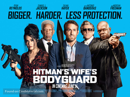 The Hitman&#039;s Wife&#039;s Bodyguard - British Movie Poster