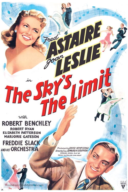 The Sky&#039;s the Limit - DVD movie cover