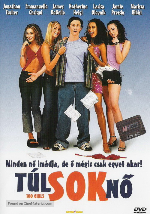 100 Girls - Hungarian DVD movie cover