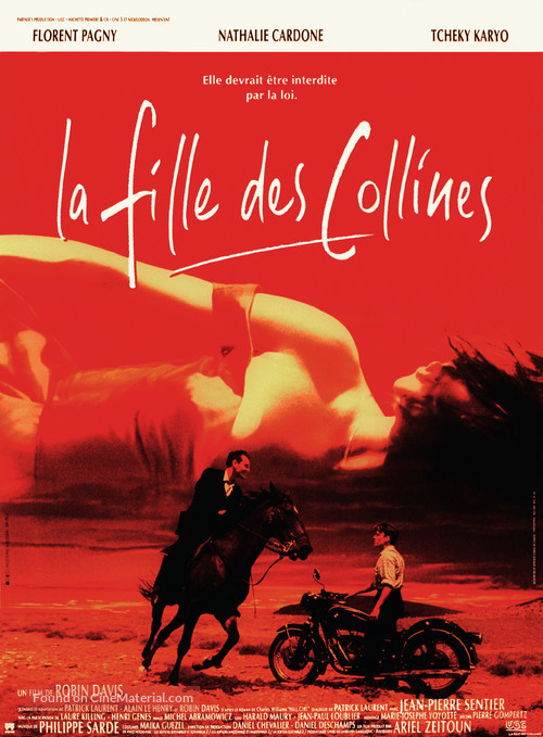 La fille des collines - French Movie Poster