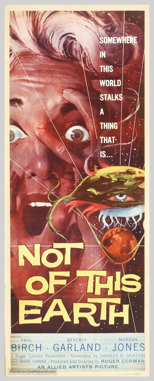 Not of This Earth - Movie Poster