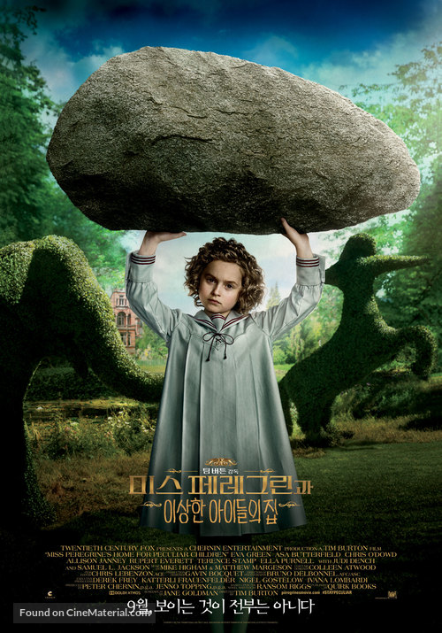 Miss Peregrine&#039;s Home for Peculiar Children - South Korean Movie Poster