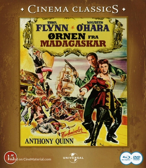 Against All Flags - Danish Blu-Ray movie cover