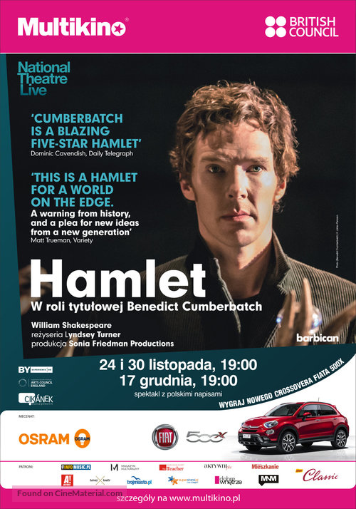 National Theatre Live: Hamlet - Polish Movie Poster