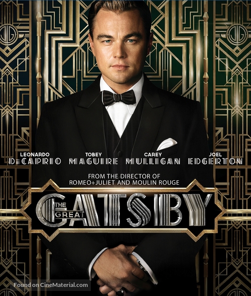 The Great Gatsby - Blu-Ray movie cover