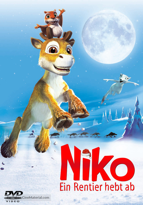 Niko - Lent&auml;j&auml;n poika - German DVD movie cover