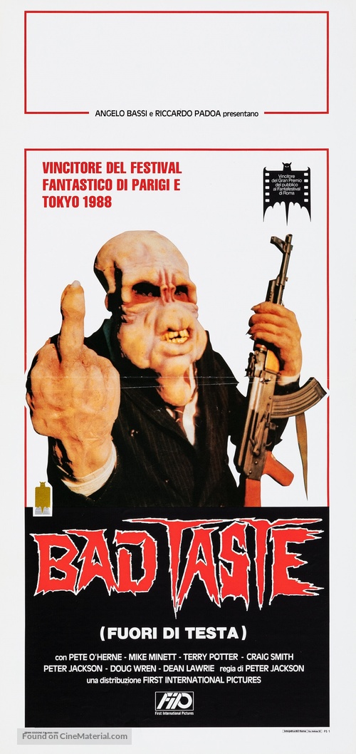 Bad Taste - Italian Movie Poster