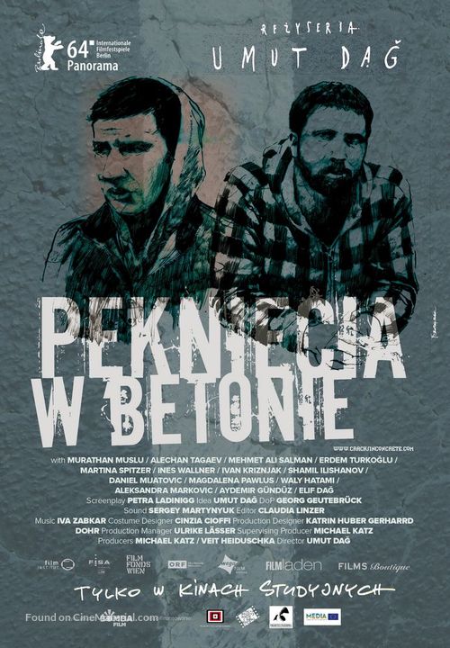 Risse im Beton - Polish Movie Poster