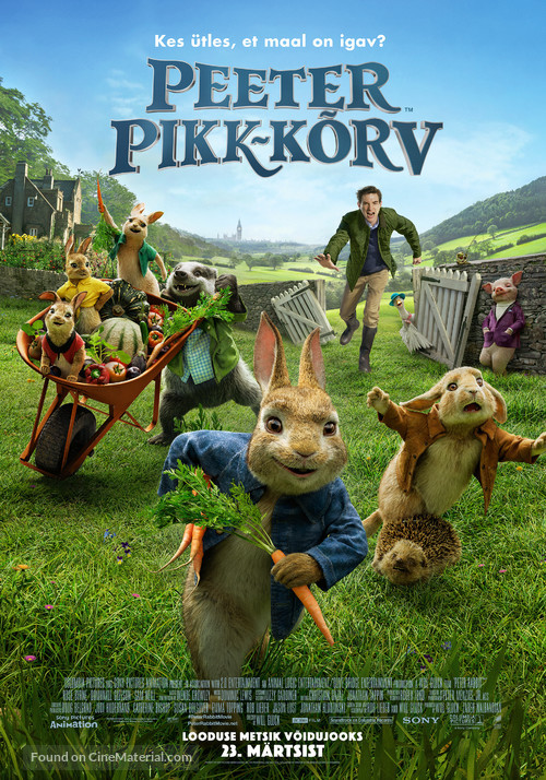 Peter Rabbit - Estonian Movie Poster