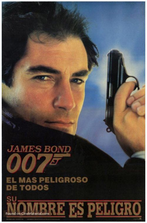 The Living Daylights - Spanish Movie Poster