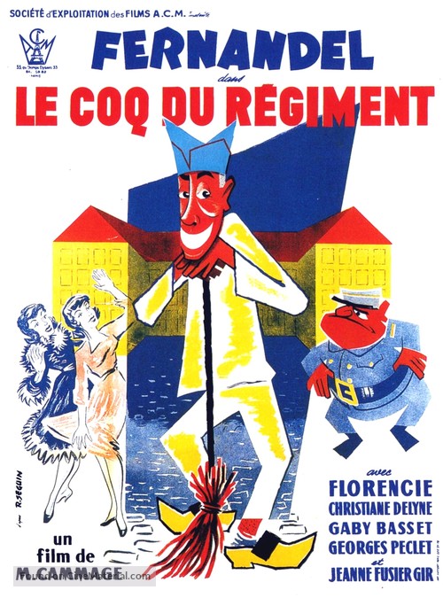 Coq du r&egrave;giment, Le - French Movie Poster