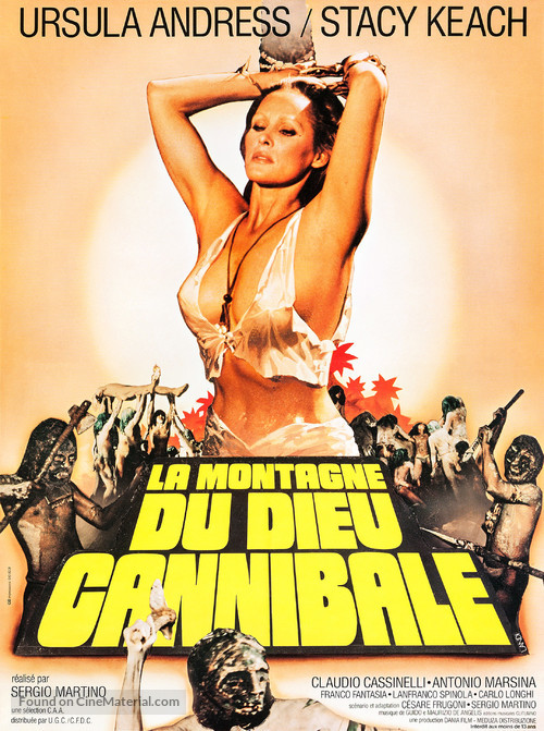 La montagna del dio cannibale - French Movie Poster