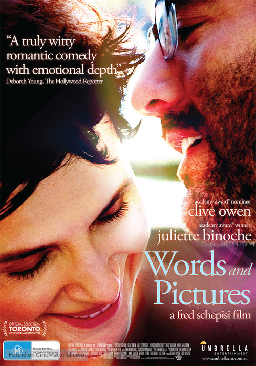 Words and Pictures - Australian Movie Poster