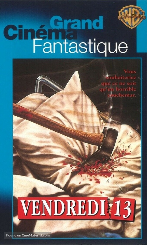 Friday the 13th - French VHS movie cover