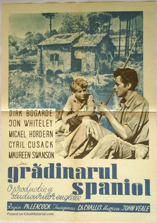 The Spanish Gardener - Romanian Movie Poster