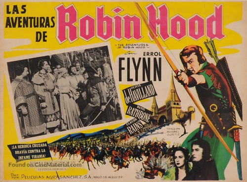 The Adventures of Robin Hood - Mexican Movie Poster