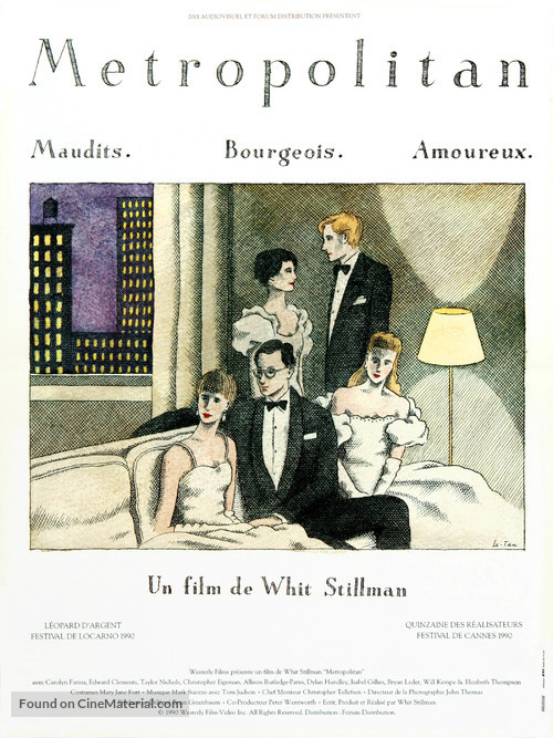 Metropolitan - French Movie Poster