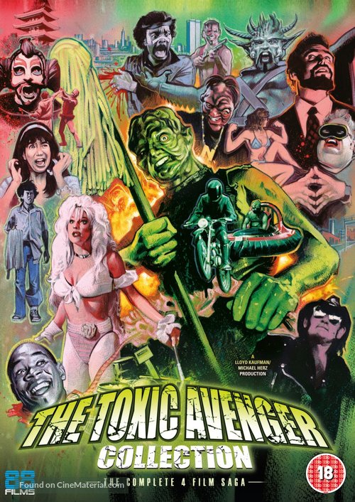 The Toxic Avenger - British Movie Cover