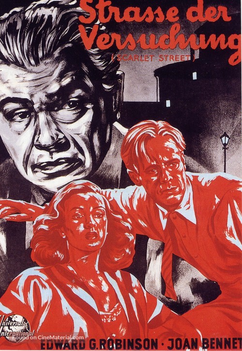 Scarlet Street - German Movie Poster