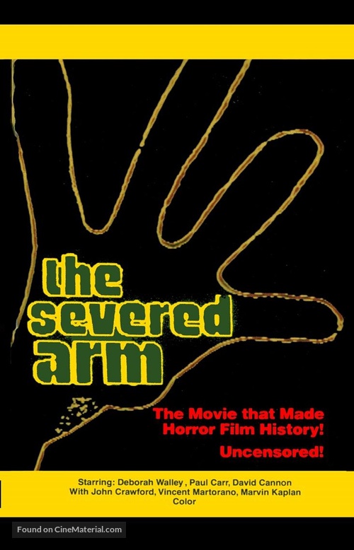 The Severed Arm - German DVD movie cover