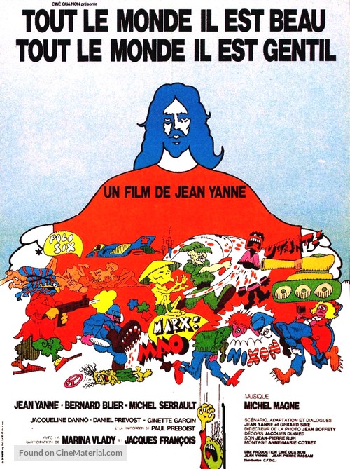 Tout le monde il est beau, tout le monde il est gentil - French Movie Poster