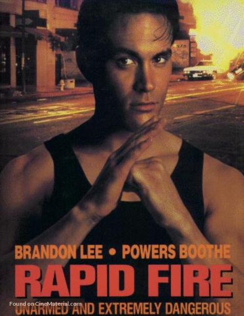 Rapid Fire - VHS movie cover