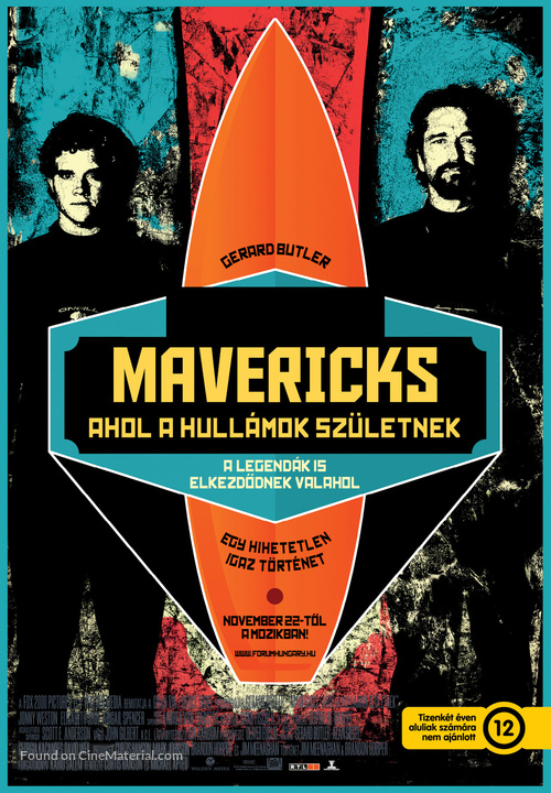 Chasing Mavericks - Hungarian Movie Poster
