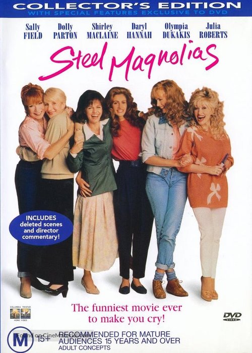 Steel Magnolias - Australian DVD movie cover