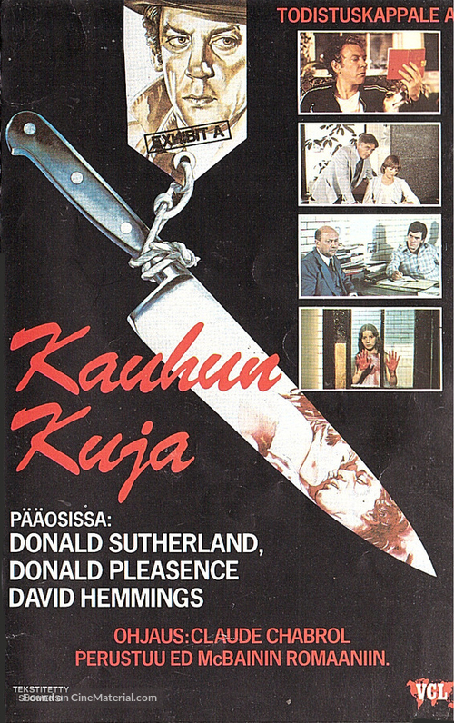 Les liens de sang - Finnish VHS movie cover