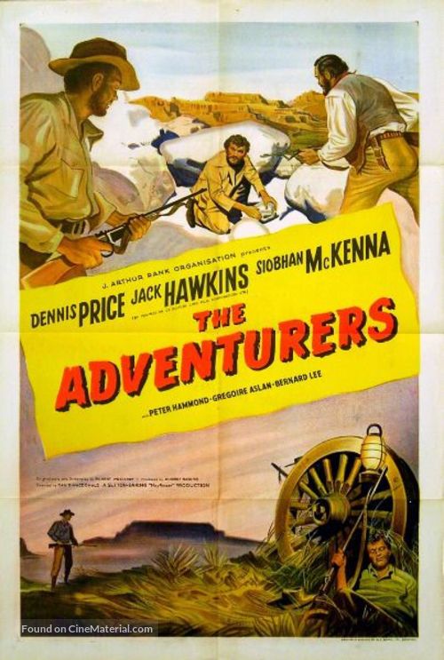 The Adventurers - British Movie Poster