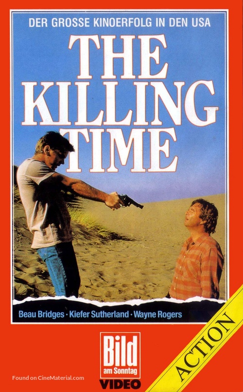 The Killing Time - German VHS movie cover