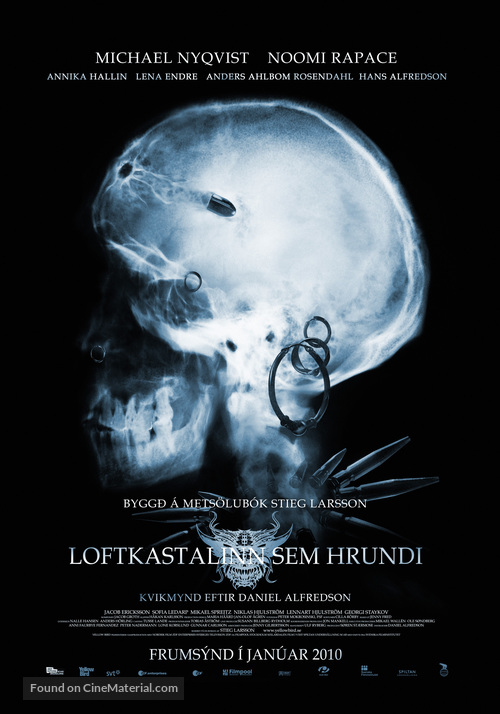 Luftslottet som spr&auml;ngdes - Swedish Movie Poster