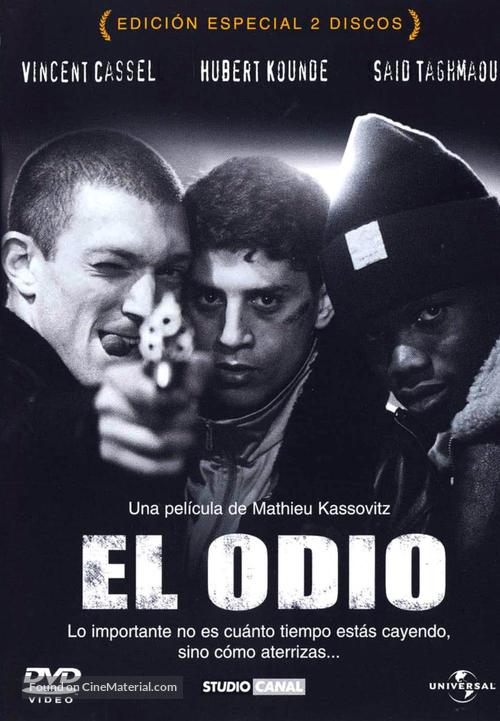 La haine - Spanish DVD movie cover