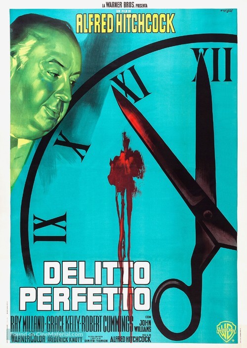 Dial M for Murder - Italian Re-release movie poster