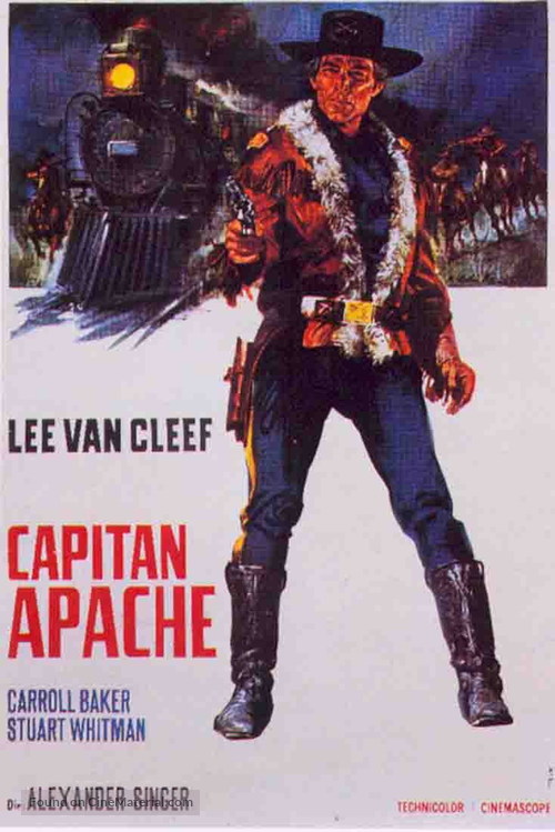 Captain Apache - Spanish Movie Poster