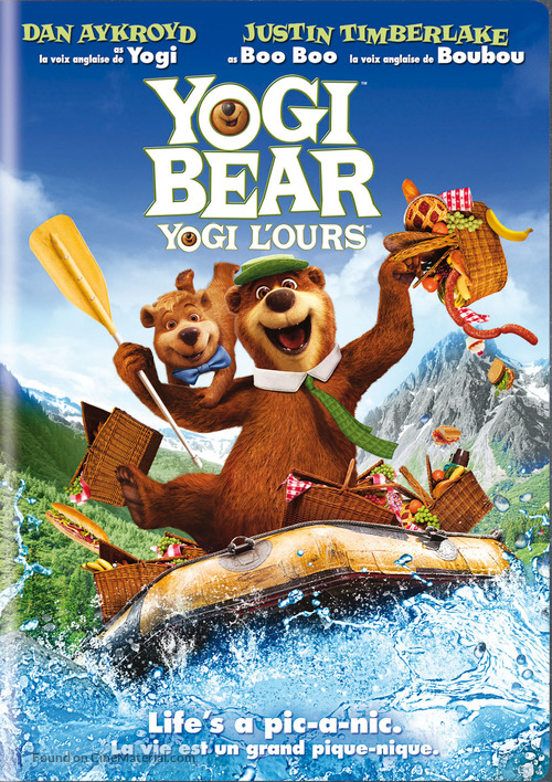 Yogi Bear - Canadian DVD movie cover