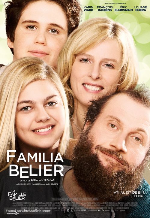 La famille B&eacute;lier - Romanian Movie Poster