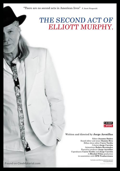 The Second Act of Elliott Murphy - Spanish Movie Poster