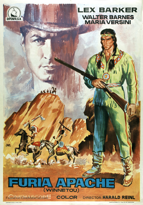 Winnetou - 1. Teil - Spanish Movie Poster