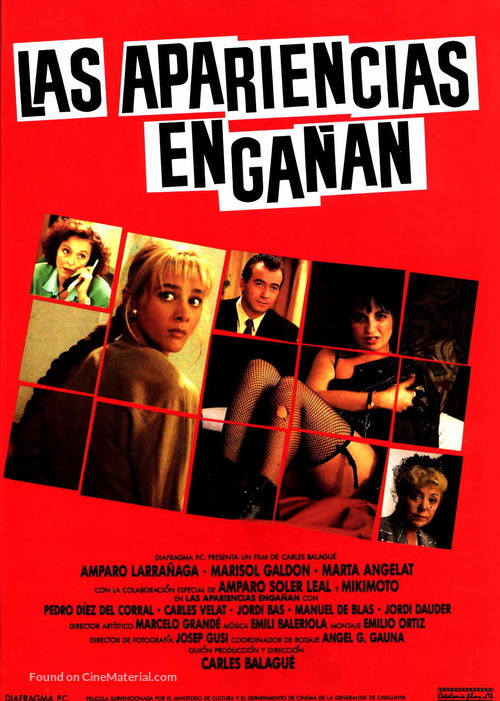Les apari&egrave;ncies enganyen - Spanish Movie Poster