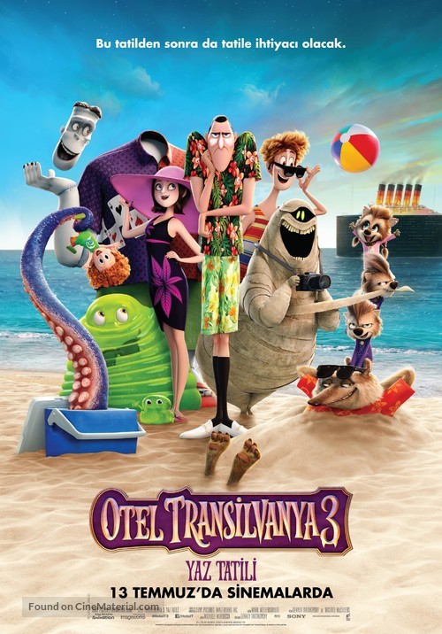 Hotel Transylvania 3: Summer Vacation - Turkish Movie Poster
