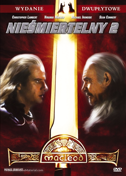 Highlander II: The Quickening - Polish DVD movie cover