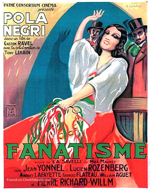 Fanatisme - French Movie Poster