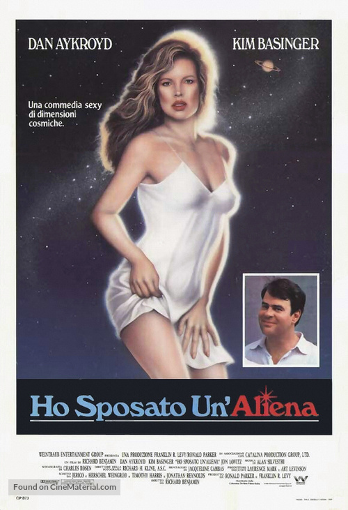 My Stepmother Is an Alien - Italian Movie Poster
