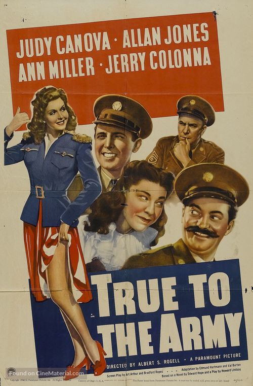 True to the Army - Movie Poster