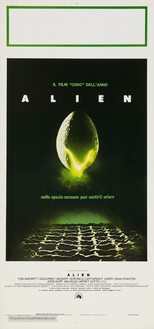 Alien - Italian Movie Poster