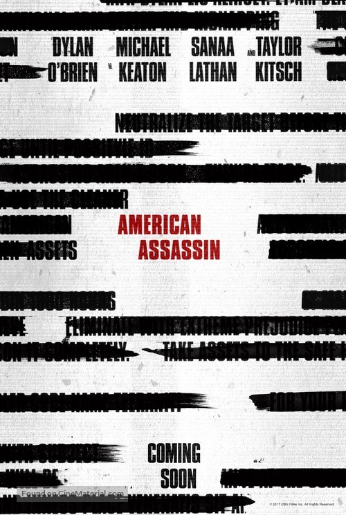 American Assassin - Teaser movie poster