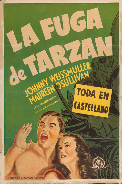 Tarzan Escapes - Argentinian Movie Poster