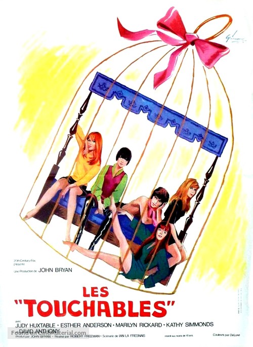 The Touchables - French Movie Poster
